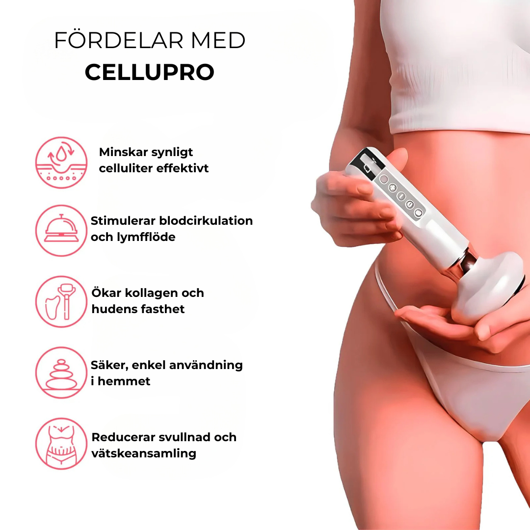 CelluPro - Trådlös massager för fastare hud
