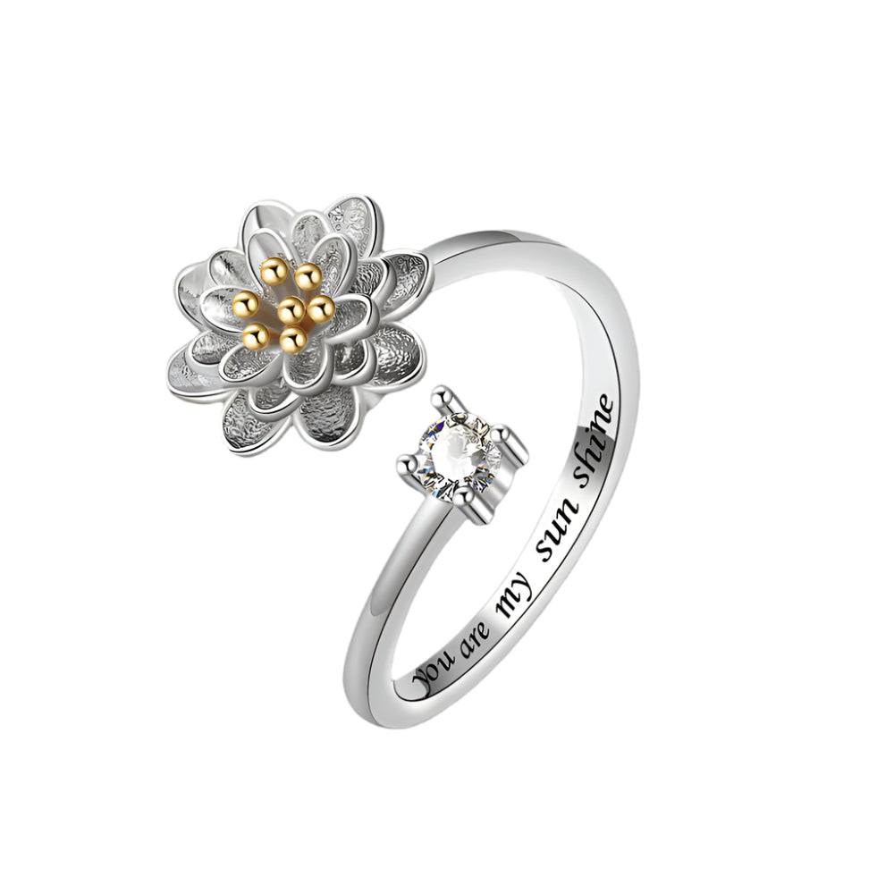 Silver Bloom - Stress ring