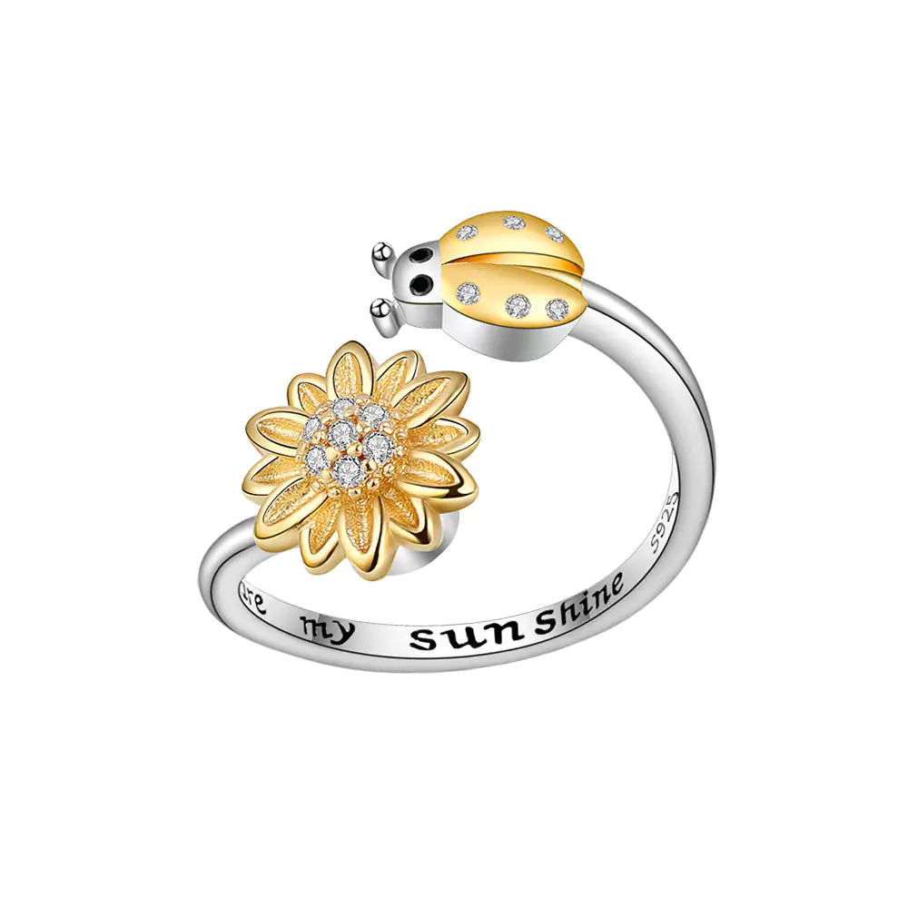 Sunflower Ladybug - Stress ring